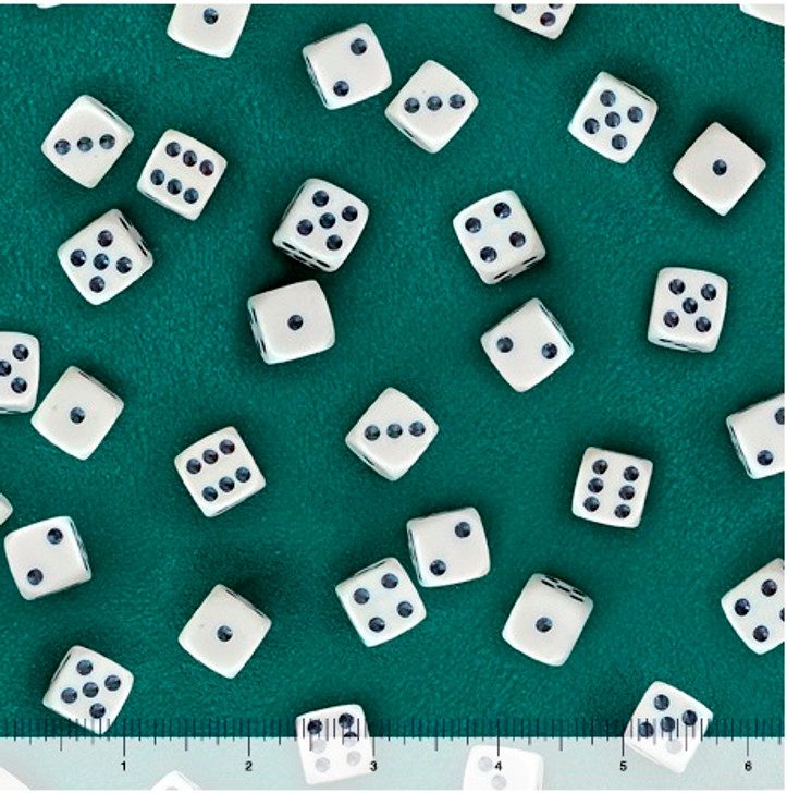 This and That VI Dice Green 28731-G Cotton Quilting Fabric