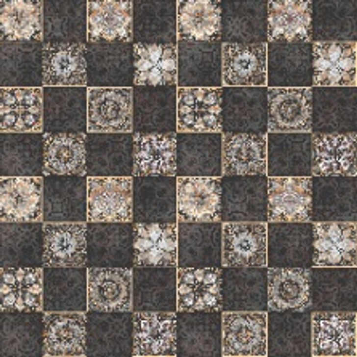 Checkmate Checkerboard Black 28664-K Cotton Quilting Fabric