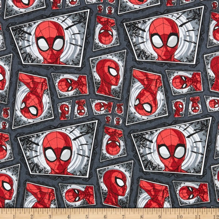 Springs Creative Marvel Spiderman Comic Swirl Fabric