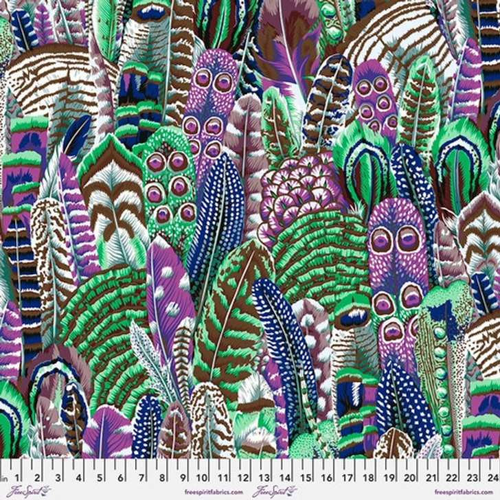 Kaffe Fassett Feathers Contrast PWPJ055-CONTRAST Cotton Quilting Fabric