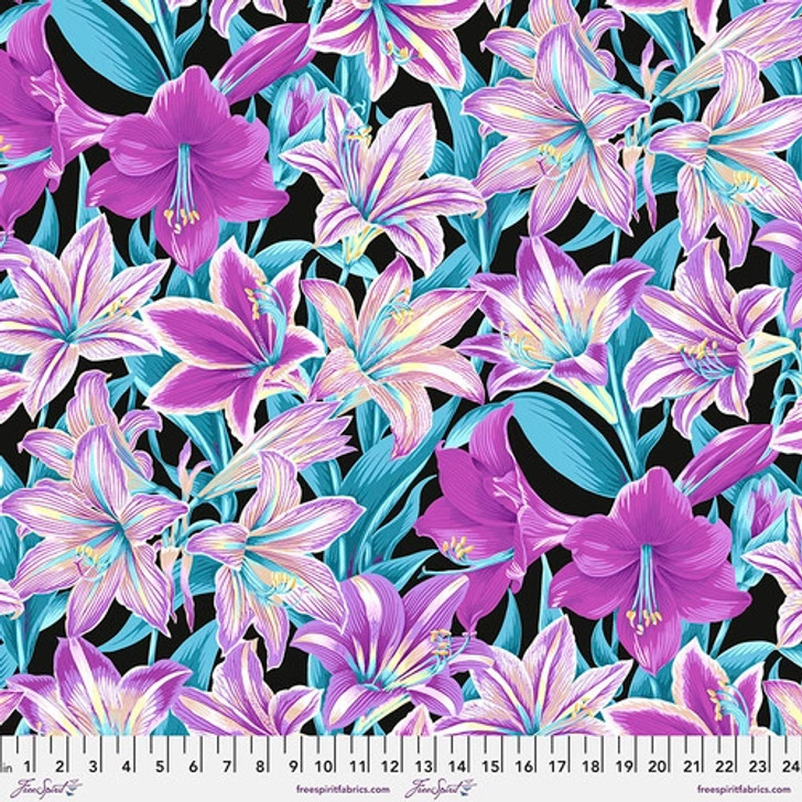 Kaffe Fassett Amaryllis Lavender PWPJ104-LAVENDER Cotton Quilting Fabric