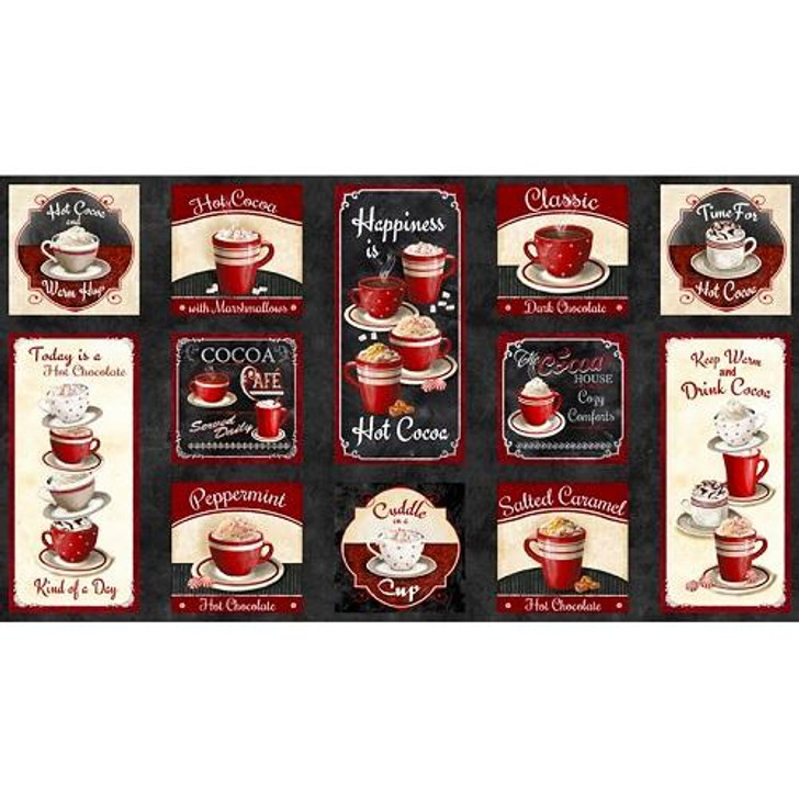 Time for Hot Cocoa 30521-932 Cotton Quilting Fabric Panel