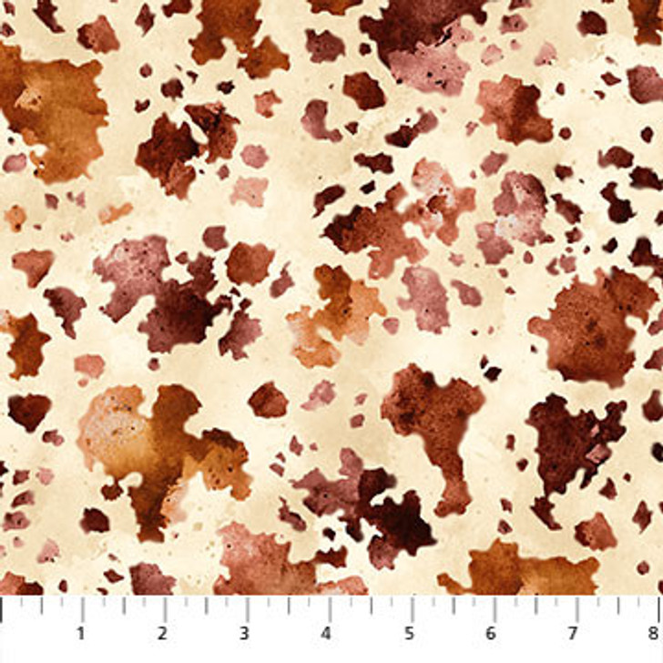 Saddle Up Longhorn Cowhide 24386-12 Cotton Quilting Fabric