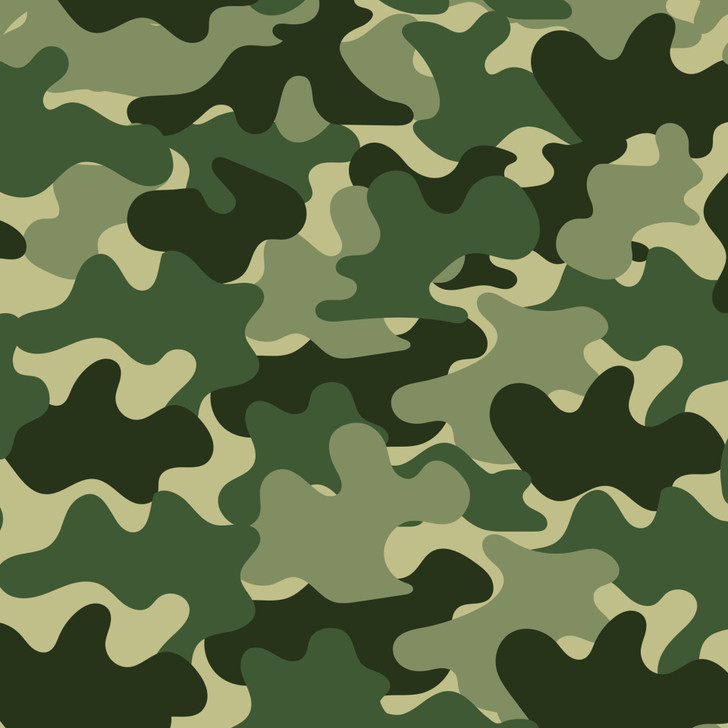 ANZAC Remembering II Camouflage Green 3095H Cotton Quilting Fabric