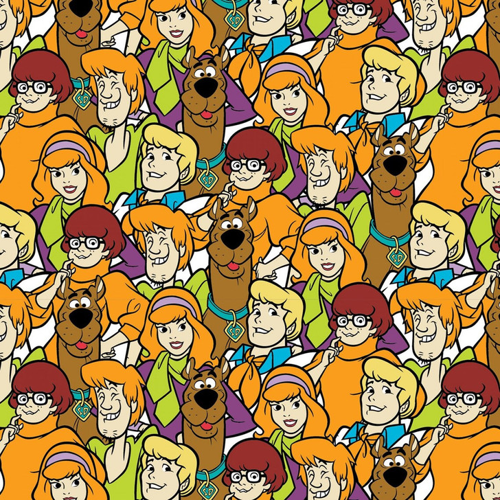 Scooby Doo Scooby and the Gang 23700302 1 Cotton Quilting Fabric