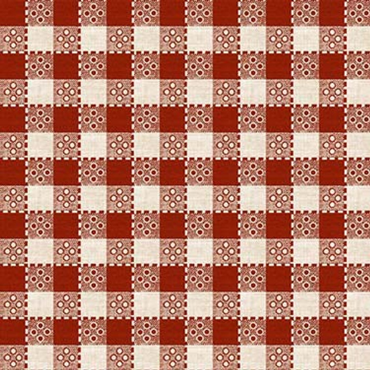 Happy Trails Buffalo Plaid Red CX11514-REDX Cotton Quilting Fabric