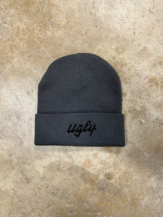 UGLY PAINTBALL GRAY BEANIE