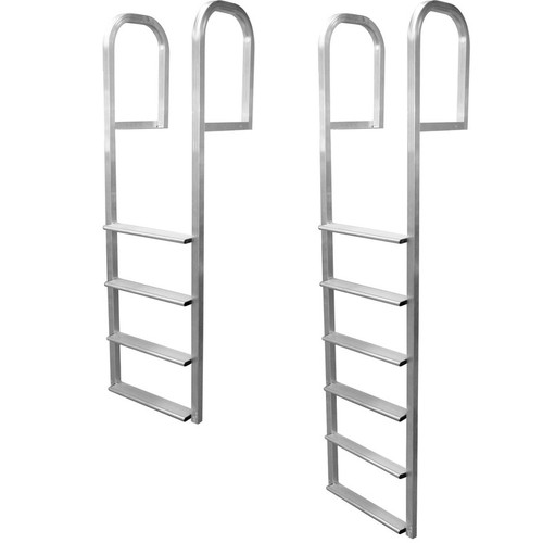 Heavy-Duty All-Aluminum Ladder w/ 4 or 6 Steps