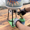 Flame King Steel 1-lb Refillable Propane Canister with Refill Kit