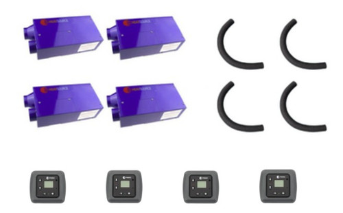 Propex HS2000 + Digital Thermostat + Acoustic Ducting (Drop Shipped Bundles)