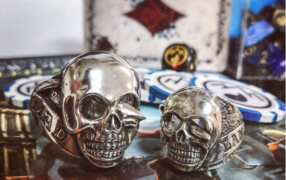 Mad Lancer Ben Styke's Skull Ring in Sterling Silver - DaVinci