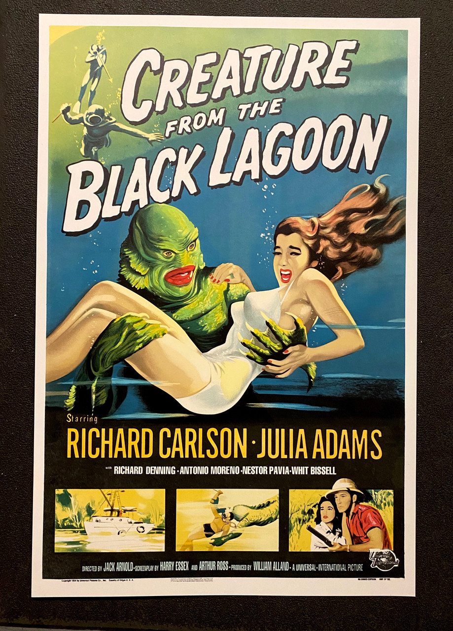 Get Creature From The Black Lagoon 1954 Movie Poster Lithograph For iPhone Free Wallpaper Creature From The Black Lagoon 1954 Movie Poster Lithograph For iPhone