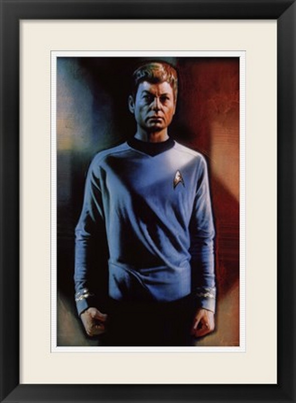 Star Trek Dr McCoy Framed Fine Art Print - DaVinci Emporium