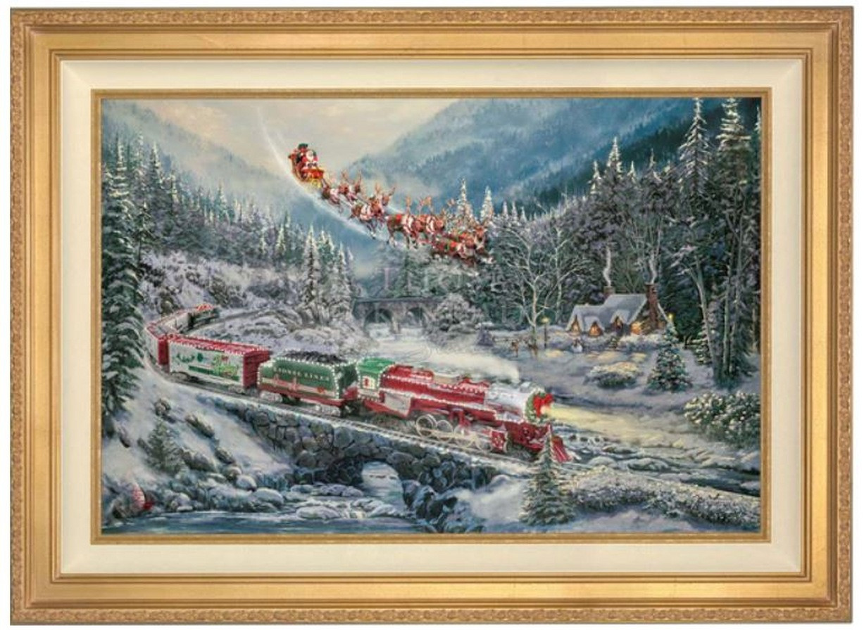 Christmas Light Express Limited Edition Canvas - DaVinci Emporium