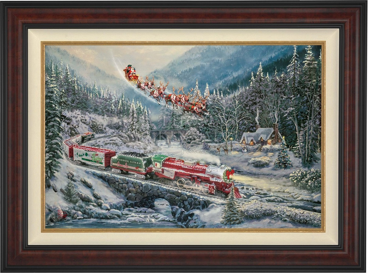 Christmas Light Express Limited Edition Canvas - DaVinci Emporium