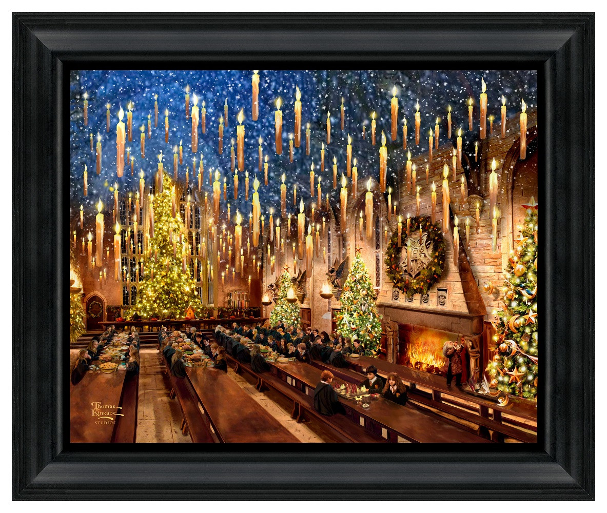 Harry Potter Great Hall Brushstroke Vignette by Thomas Kinkade