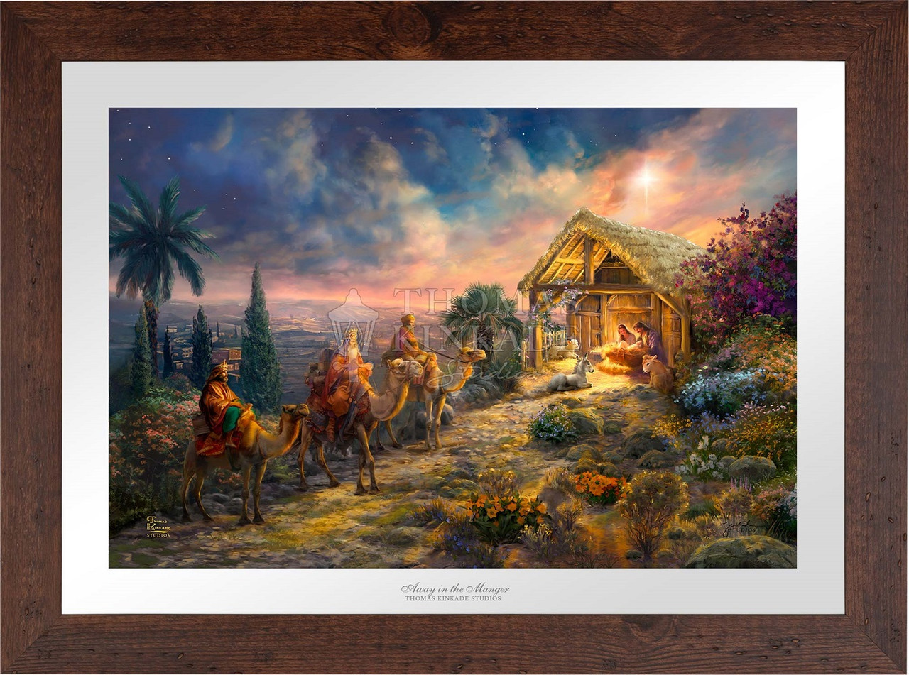Away in the Manger Limited Edition Paper by Thomas Kinkade Studios