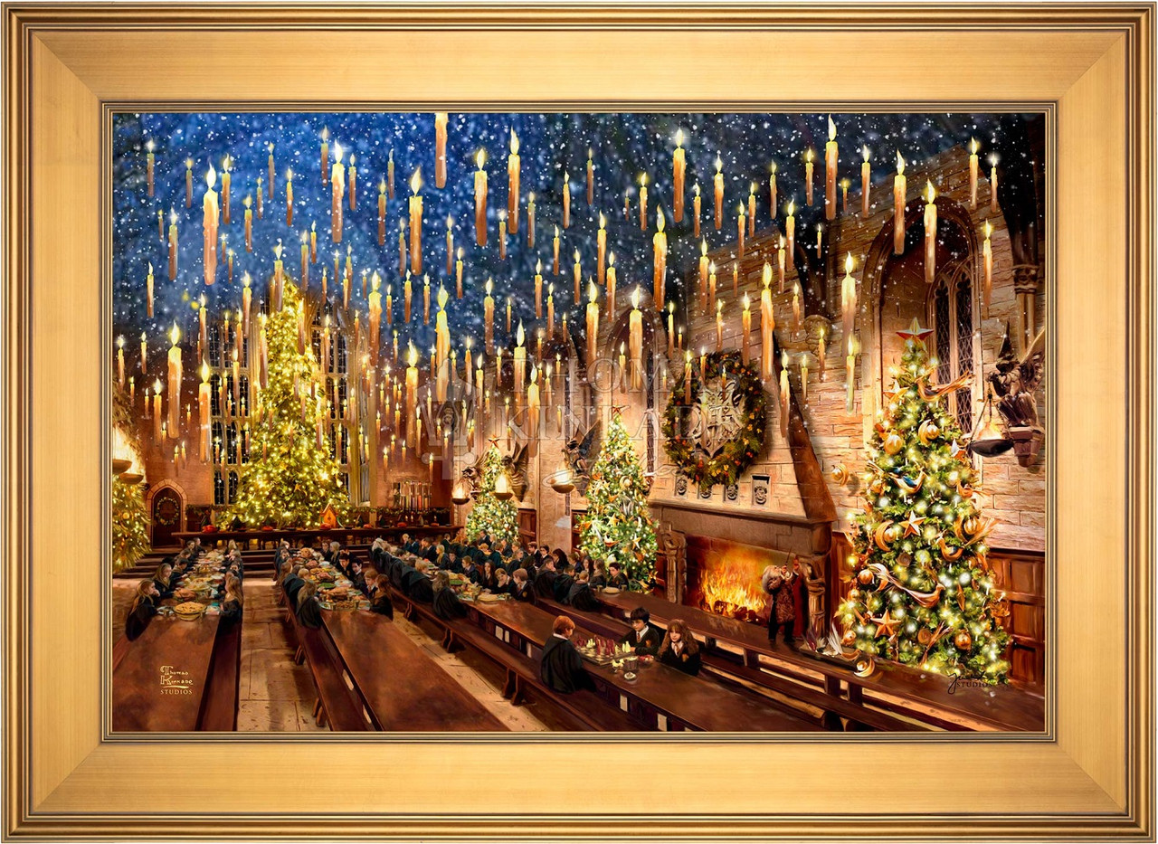 Harry Potter Great Hall Limited Edition Canvas by Thomas Kinkade