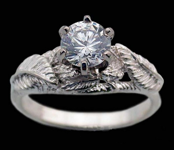 14K White Gold Nenya Ring - DaVinci Emporium