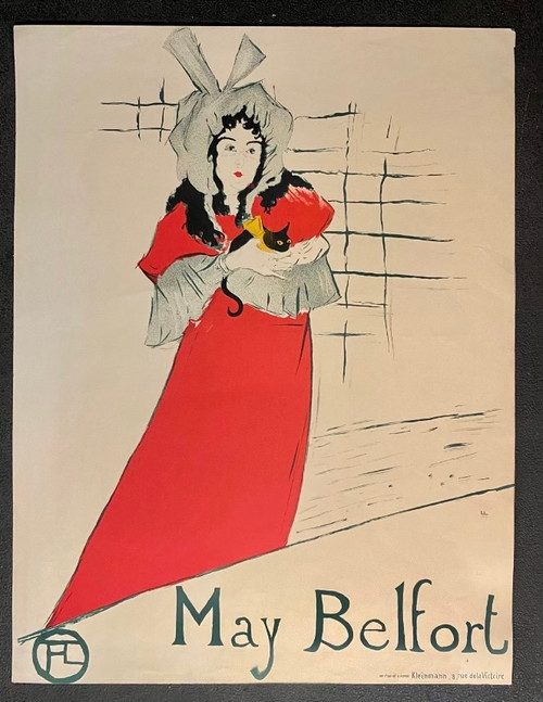 May Belfort Fine Art Advertising Poster Lithograph Henri de Toulouse Lautrec