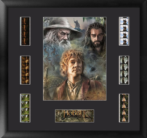 The Hobbit an Unexpected Journey Film Cell Montage Large Framed Display 
