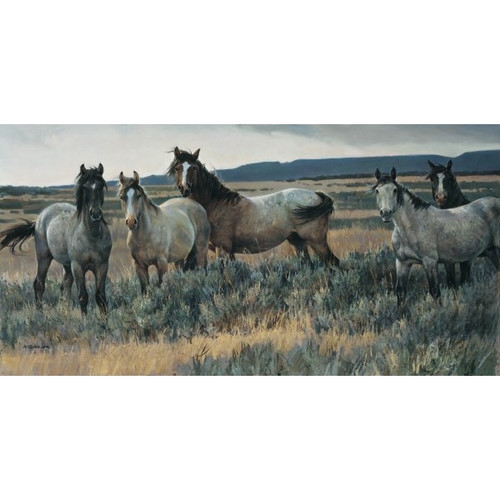 Amazing Gray's II Limited Edition Giclée on Canvas by Nancy Glazier