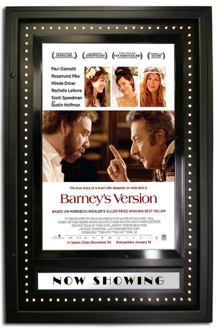 Starlite Backlit Lockable Movie Poster Case with Chase Lights