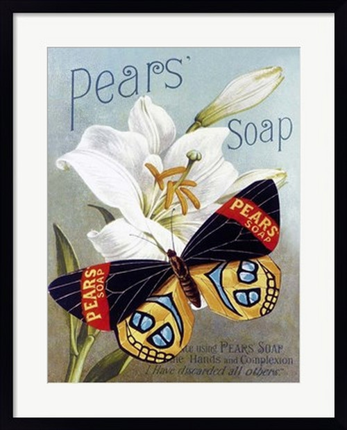 Pears Soap Framed Fine Art Advertising Poster Print by Vintage Lavoie