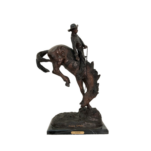 Bronze Remington Outlaw Tabletop Sculpture