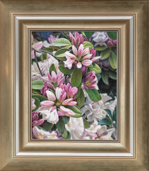 Spring Symphony Framed Original Painting on Canvas by George Lockwood