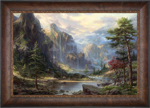High Country Wilderness Rare Estate Edition #1/1 Canvas by Thomas Kinkade Studios