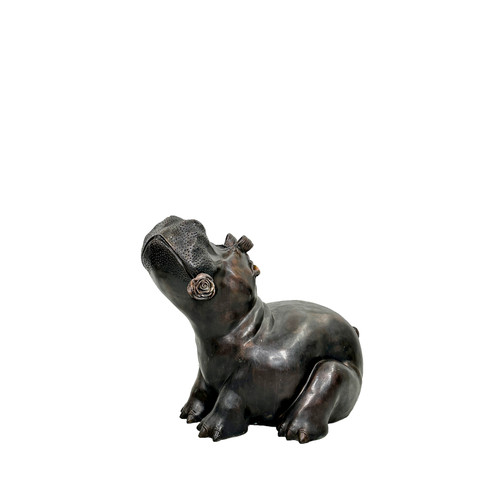 Bronze Princess Bella Hippo Fountain Sculpture Bronze Princess Bella Hippo Fountain Sculpture