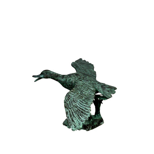 Flapping Duck Bronze Sculpture