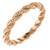 Twisted Rope Wedding Band in 18k Gold or Platinum