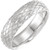 Rhombus Pattern Wedding Band in 18k Yellow, Rose or White Gold