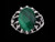 Medieval Prosperous Lord's Ring with Malachite Stone