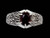 Fire Element Garnet Ring is 14k Gold