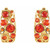 Mexican Fire Opal Hoop Earrings in 14k Yellow Gold