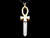 Egyptian Crystal Ankh Necklace
