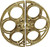 24k Gold-Plated Film Reel Door Pull Handles