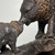 Bronze Bear and Cub Crossing Log Tabletop Sculpture