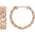 19.6 mm Chain Link Hoop Earrings in 14k Gold