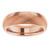 6 mm Knurled Half-Round Comfort Fit  Wedding Band in 14k or 18k Gold 