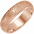 Floral Engraved 5 mm Wedding Band in 14k or 18k Gold