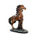 Bronze Reminiscent Lady with Horse Tabletop Sculpture on Marble Base