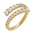 14k Gold Lab Grown Diamond Bypass Ring