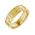 14k Gold or Platinum Multi-Cross Comfort-Fit Wedding Band