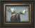 The Big Bull Framed Original Painting on Paper by Gary Johnson