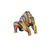 Bronze Color Splash Gorilla Tabletop Sculpture