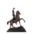 Bronze Remington Scalp Tabletop Sculpture on Marble Base